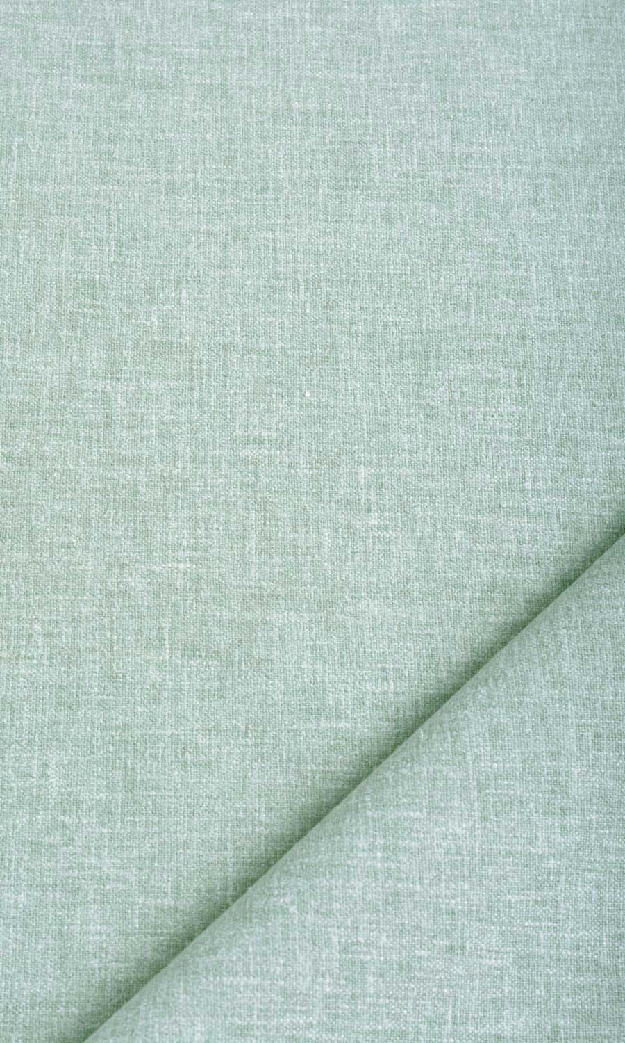 Poly-Cotton Blend Home Textile Fabric Material Sample (Mint Blue/ Green)