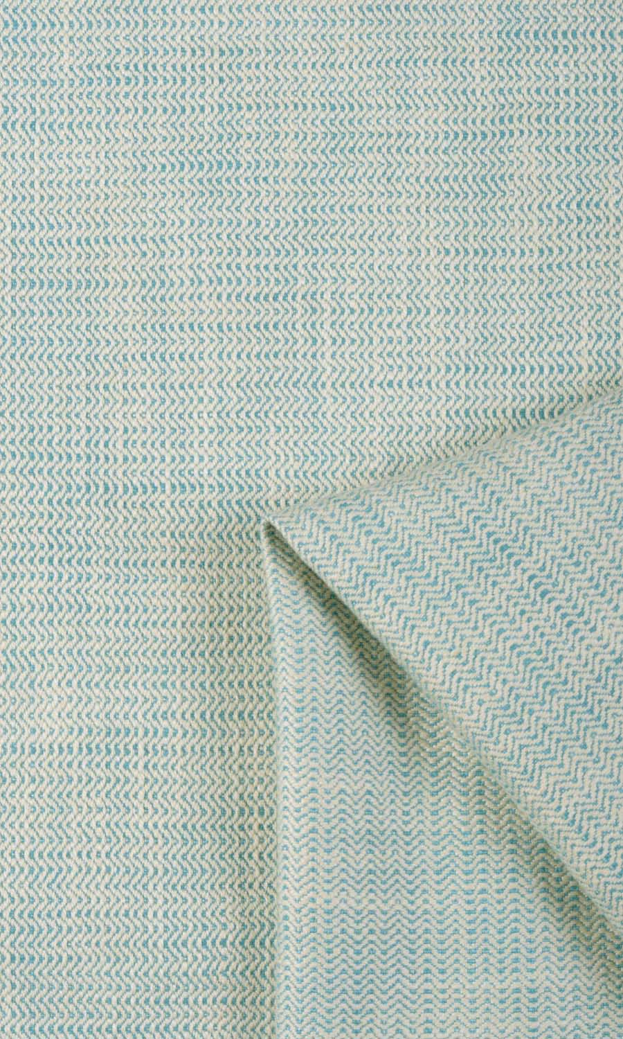 Textured Cotton Window Treatments Fabric Sample (Pastel Blue)