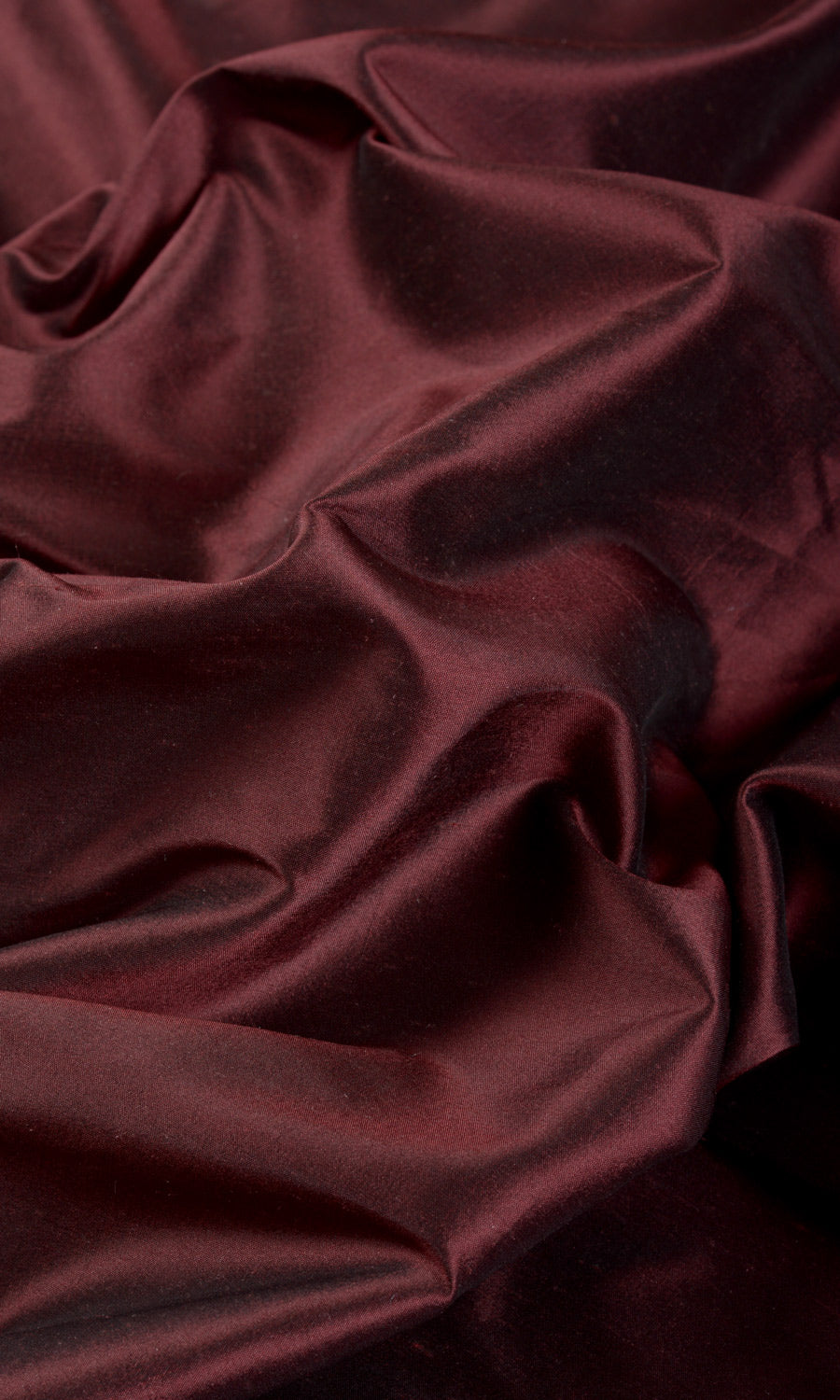 Shantung Silk Fabric By the Yard for Curtains & Drapes (Wine Red/ Maroon)