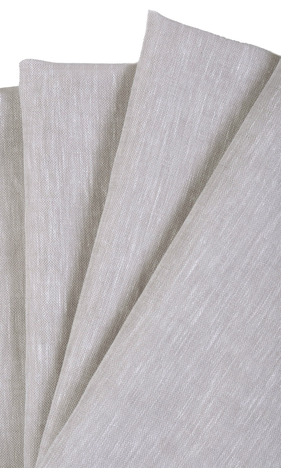 Linen Sheer Fabric By the Yard for Curtains & Drapes (Ash Gray/ Abalone Gray)