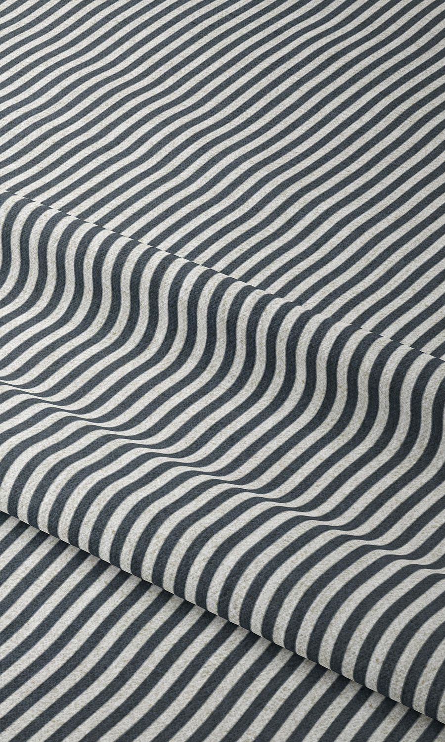 Striped Home Textile Fabric Material By the Yard (Slate Grey)