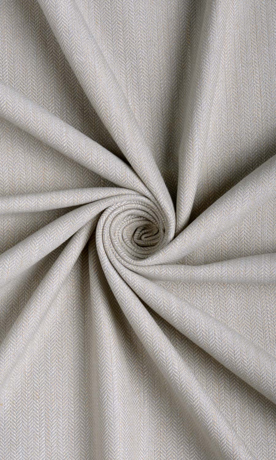 Herringbone Textured Home Décor Fabric By the Yard (Pale Grey)