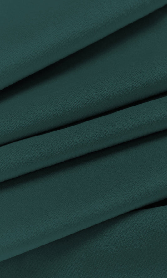 Velvet Home Décor Fabric Sample (Teal Blue)