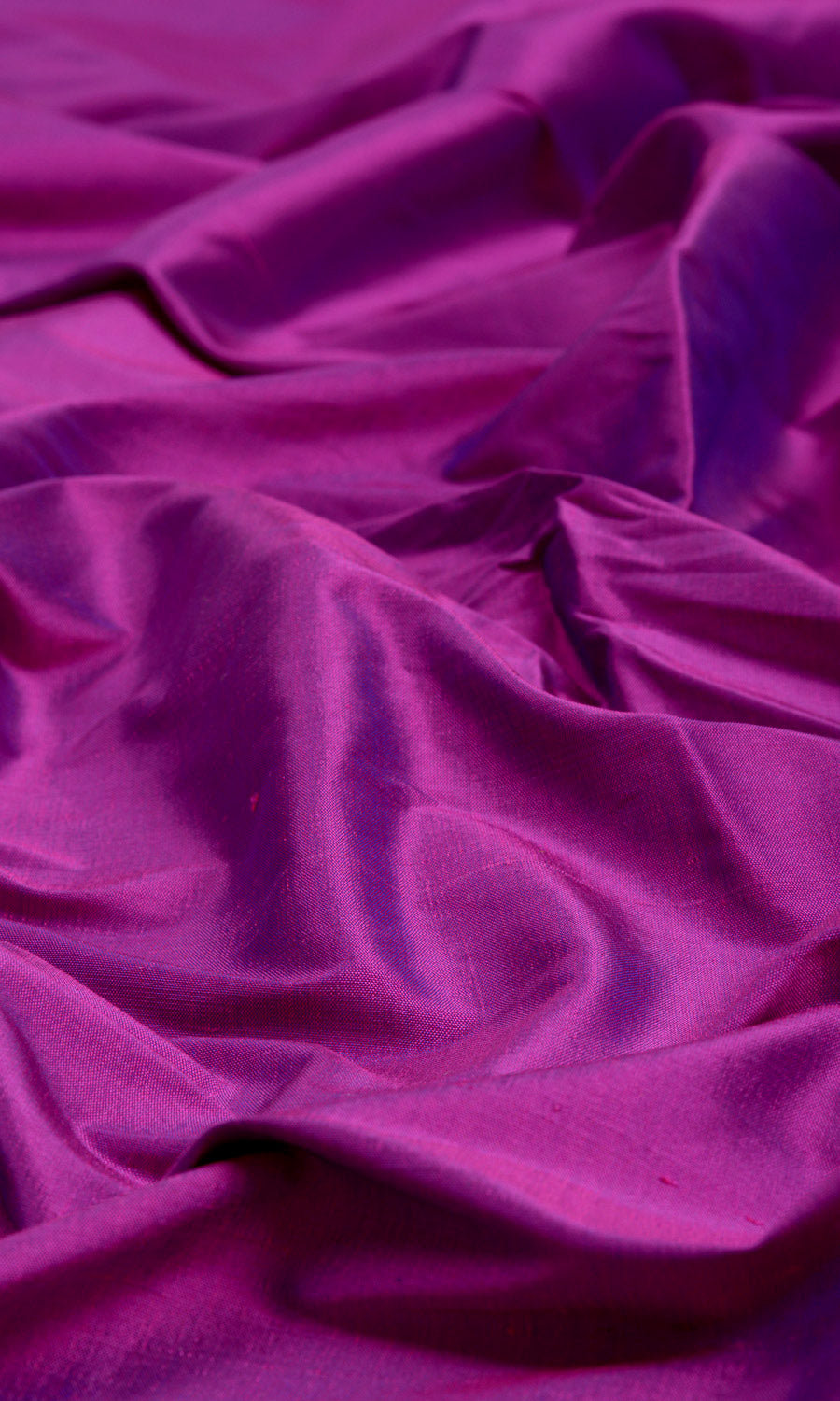 Shantung Silk Home Textile Fabric Material By the Yard (Fuchsia Pink/ Purple)