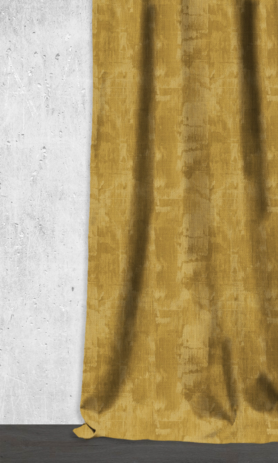 Modern Striped Window Treatments Fabric By the Metre (Yellow/ Brown)