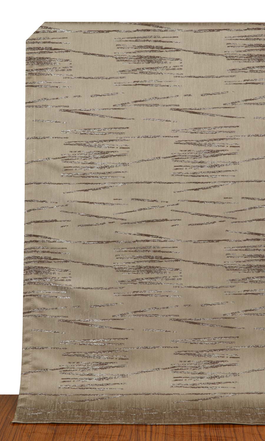 Abstract Patterned Home Textile Fabric Material Sample (Mocha Coffee)