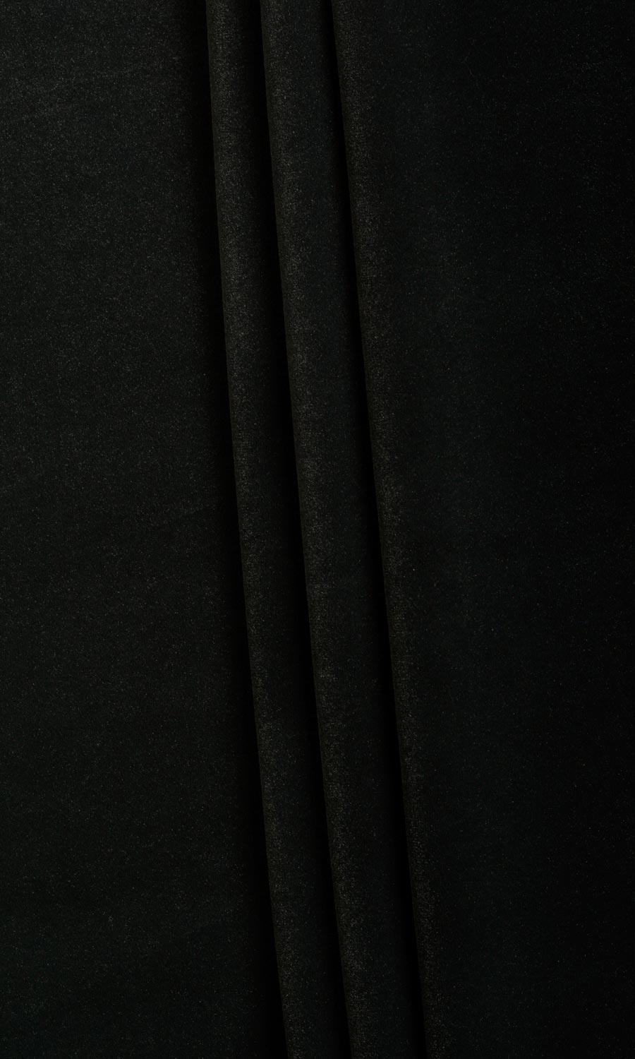 Velvet Fabric Sample for Roman Blinds & Shades (Black)