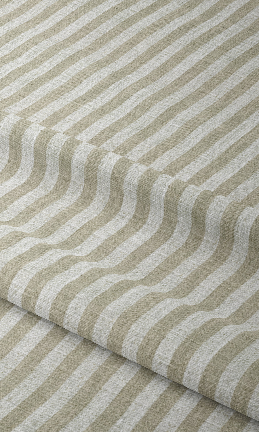 Striped Window Treatments Fabric By the Yard (Beige/ White)