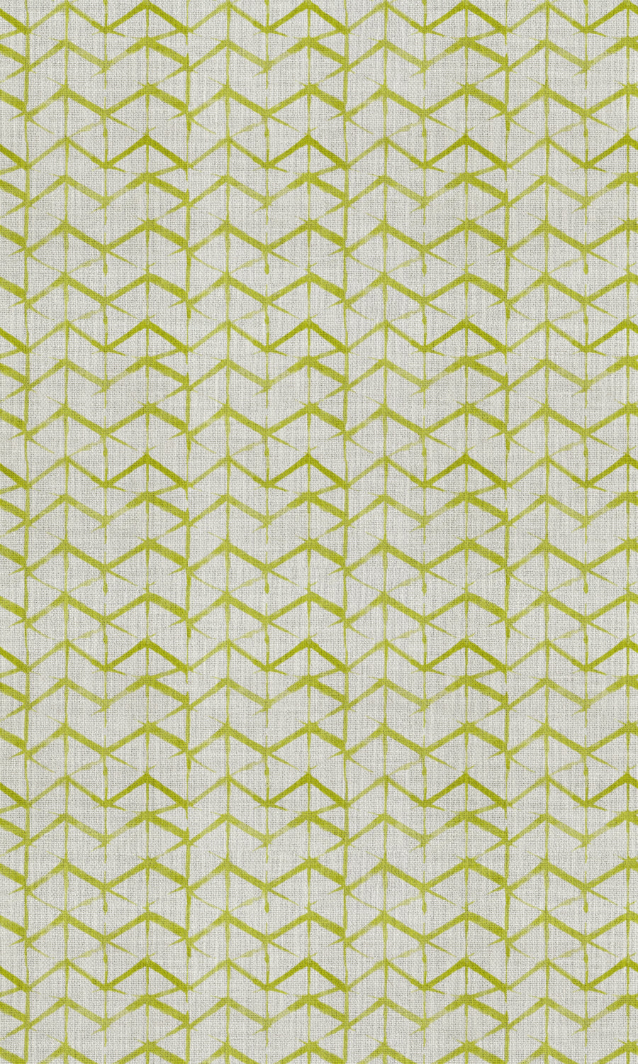 Bow-Arrow Patterned Fabric Material By the Metre (White/ Pear Green)