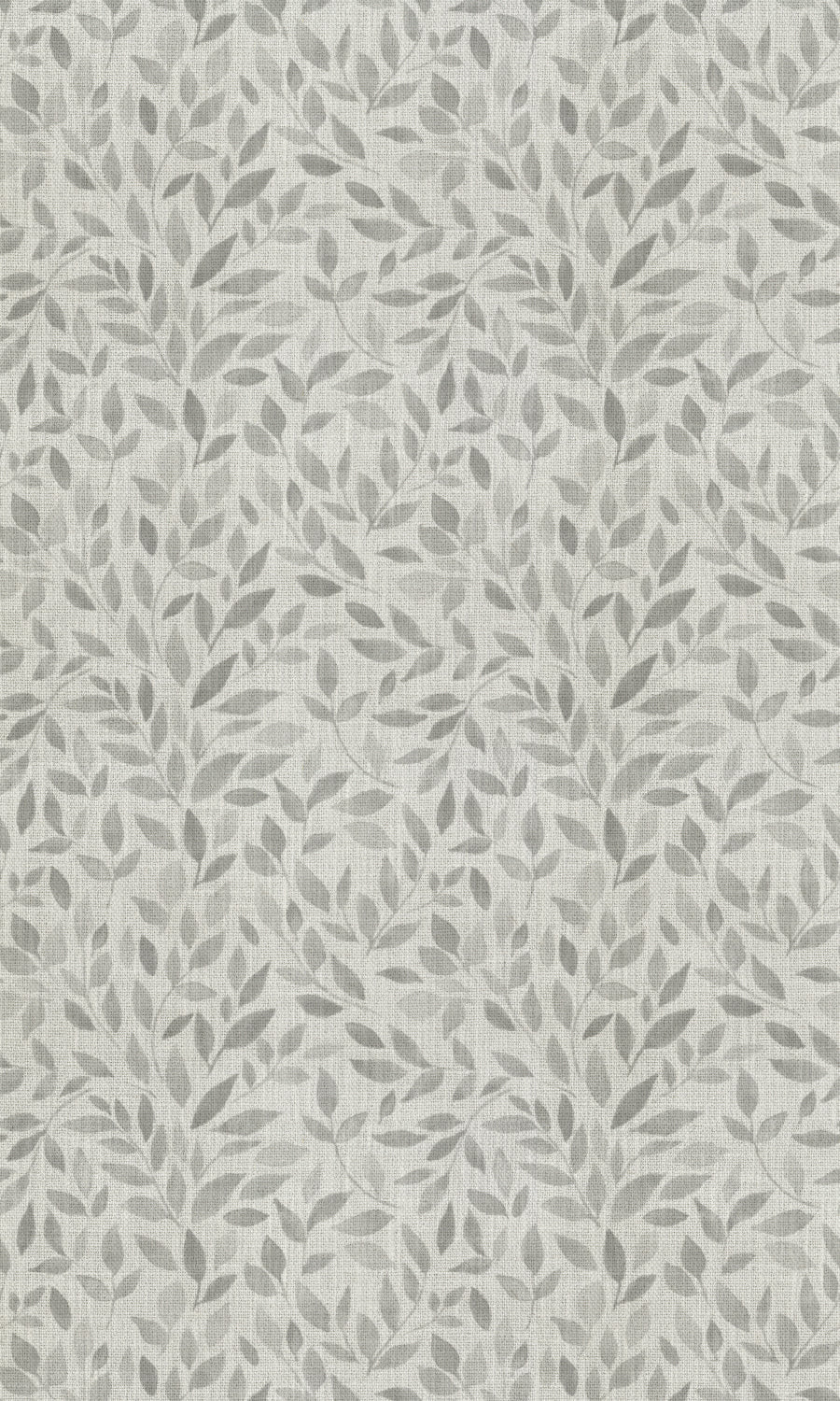 Botanical Print Fabric Material By the Metre (Eggshell White/ Grey)
