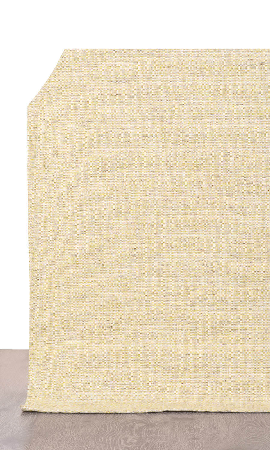 Textured Poly-Cotton Fabric Material By the Yard (Yellow)