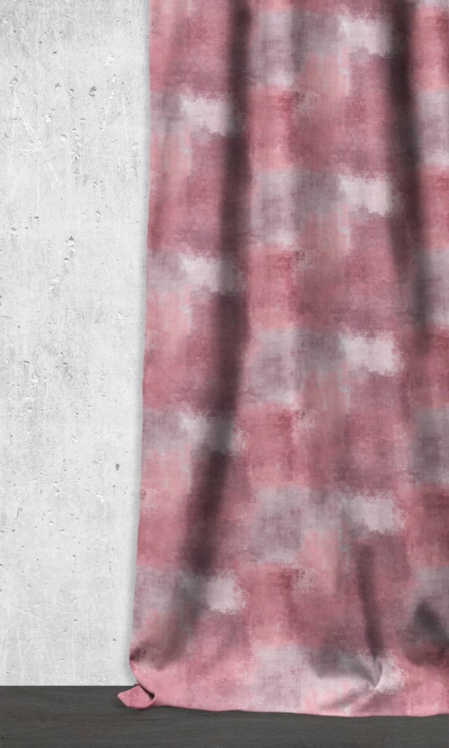 Dimout Home Décor Fabric By the Yard (Pink/ Ivory-Beige)