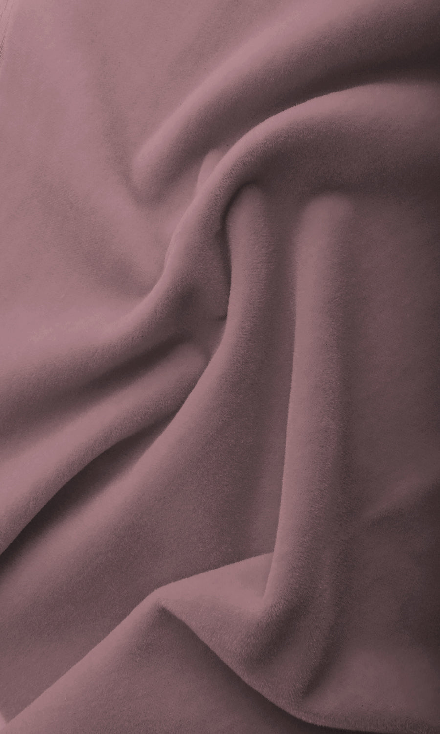 Velvet Home Textile Fabric Material By the Yard (Dusty Pink)