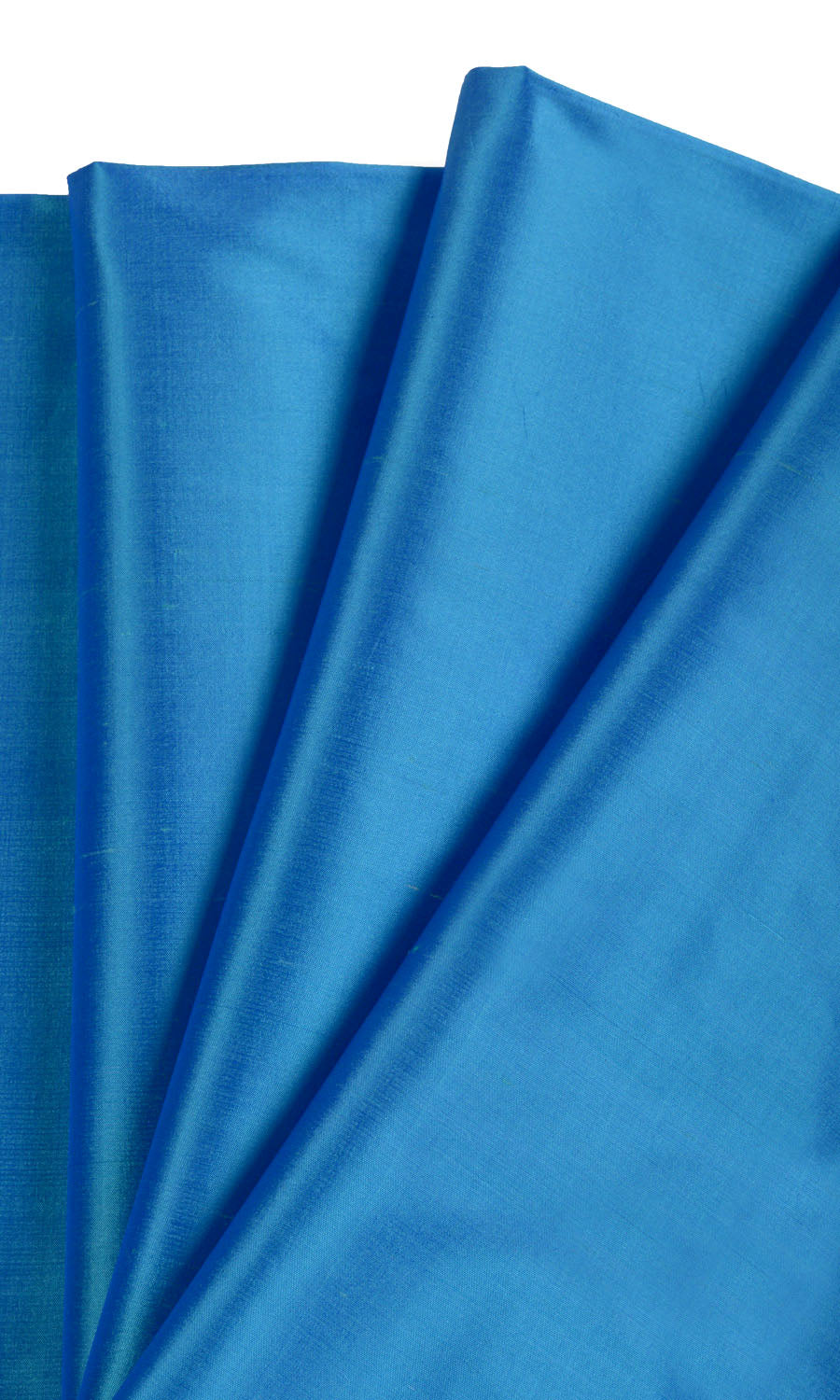 Shantung Silk Home Textile Fabric Material By the Yard (Azure Blue)