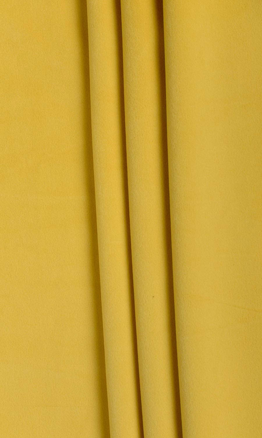 Velvet Free Fabric Material Sample (Yellow)