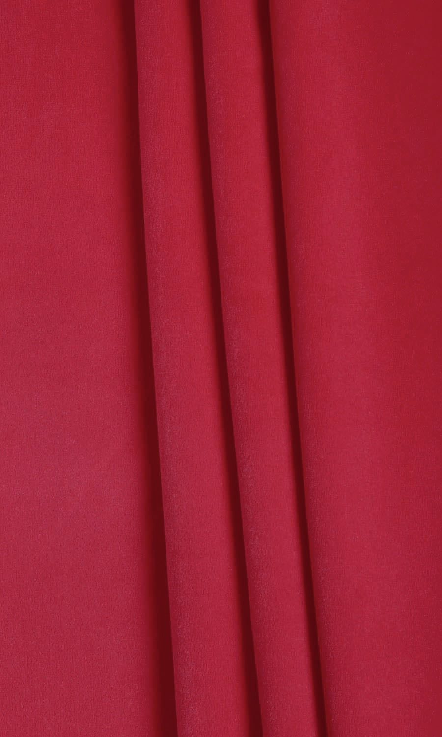 Velvet Fabric Material By the Yard (Raspberry Red/ Pink)