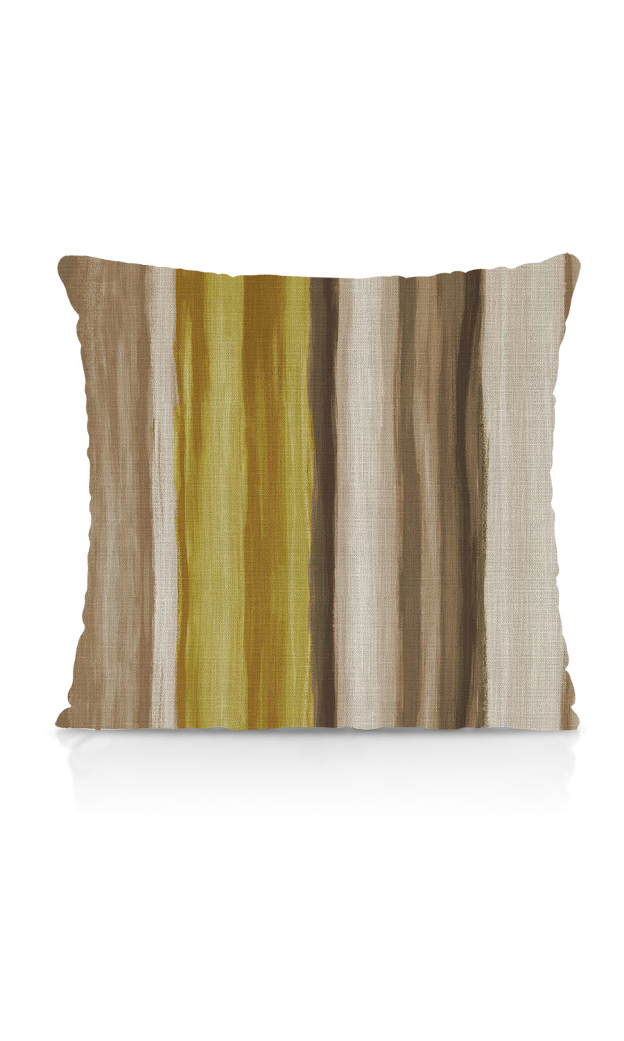 Modern Striped Home Textile Fabric Material Sample (Yellow/ Brown)