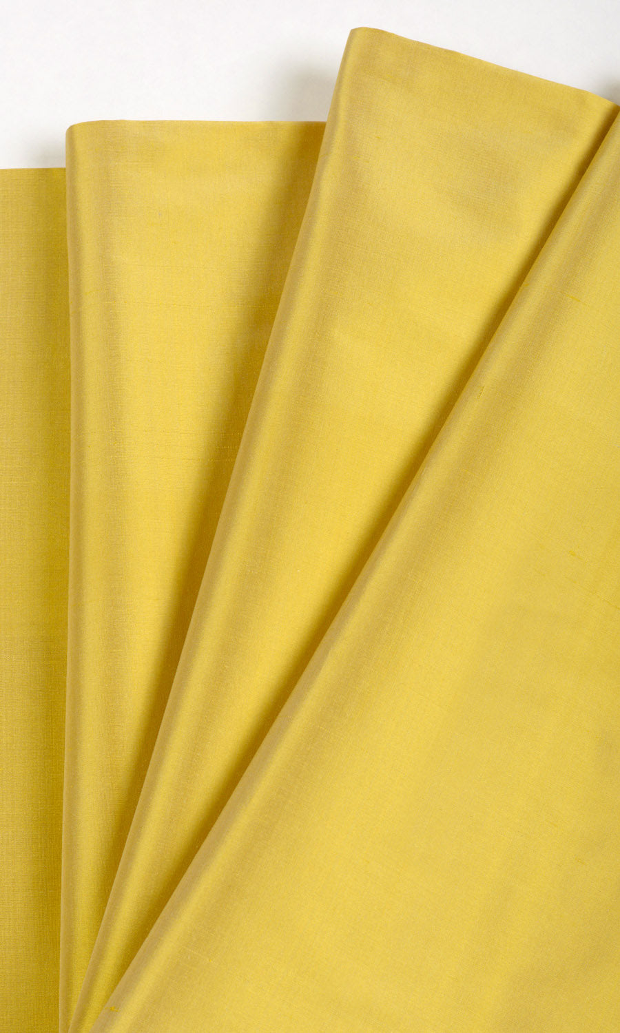 Shantung Silk Fabric Material By the Yard (Yellow)