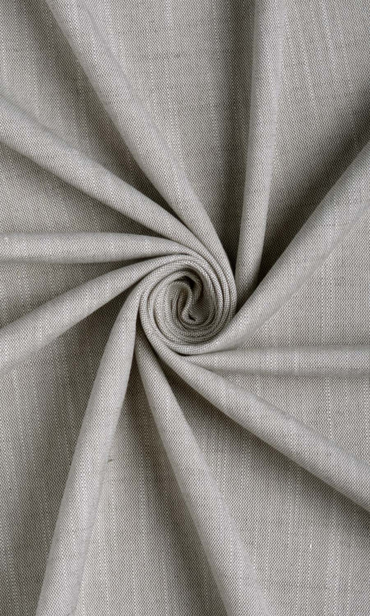 Plain Linen Texture Home Décor Fabric By the Yard (Warm Grey)