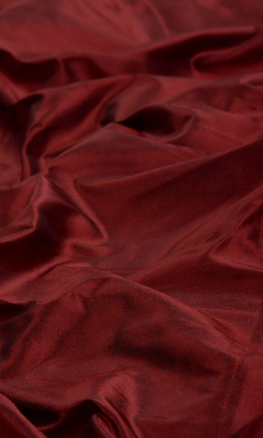 Shantung Silk Home Textile Fabric Material Sample (Burgundy Red)