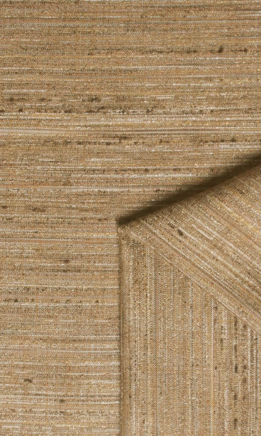 Textured Window Treatments Fabric By the Yard (Golden Brown)