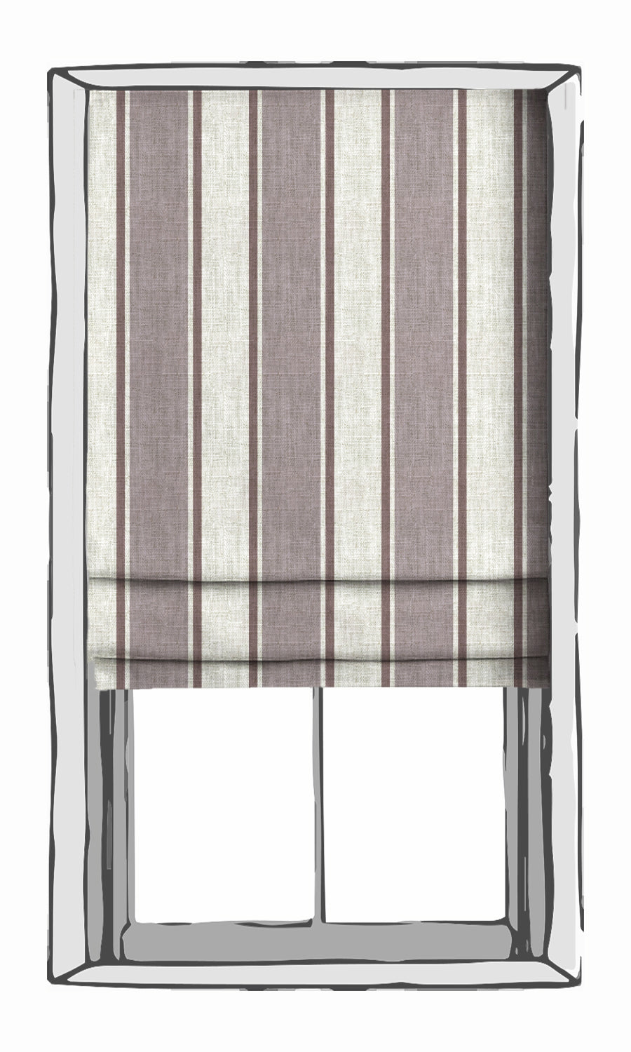 Geometric Print Window Treatments Fabric By the Yard (Tonal Purple)