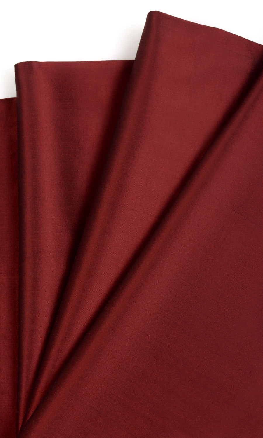 Shantung Silk Free Fabric Material Sample (Burgundy Red)
