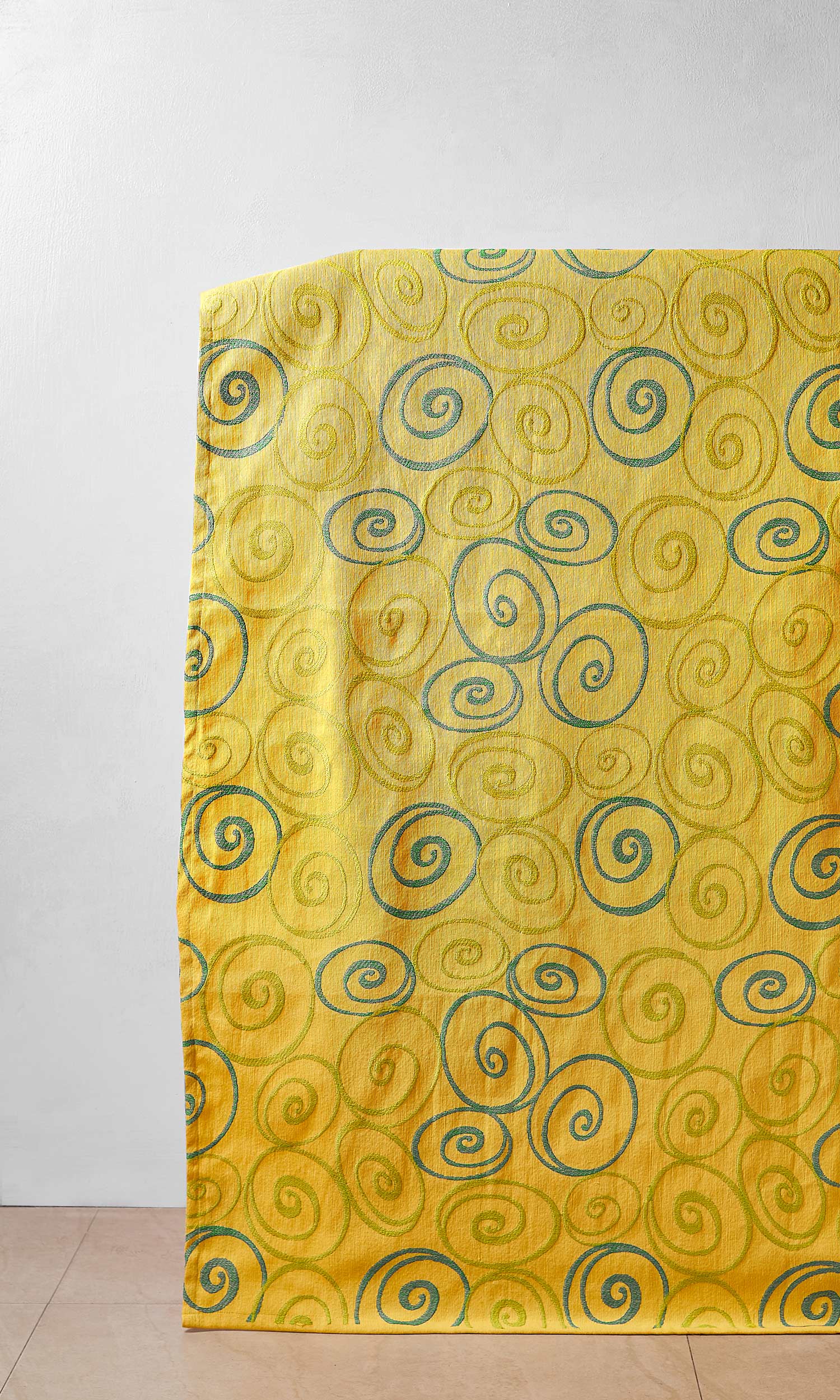 Cotton Window Treatments Fabric By the Yard (Yellow Cotton)