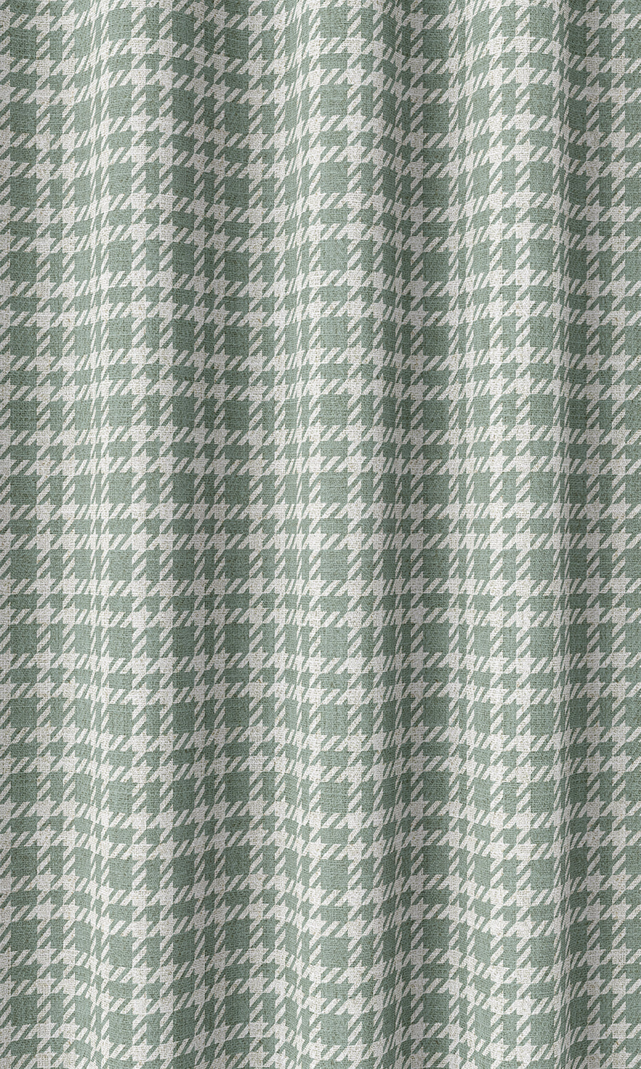Checkered Home Décor Fabric By the Metre (Duck Egg Blue)