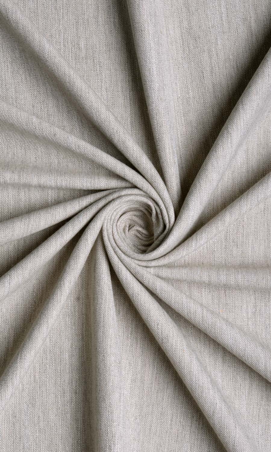 Plain Linen Texture Home Décor Fabric By the Yard (Pale Grey)
