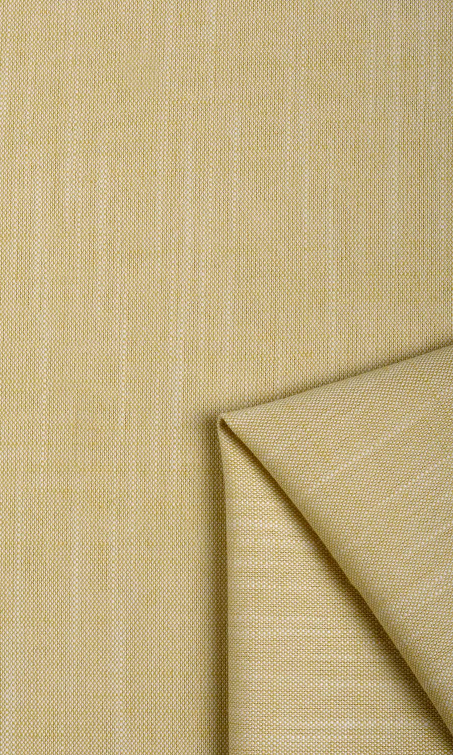 Plain Linen Texture Home Textile Fabric Material By the Yard (Yellow)