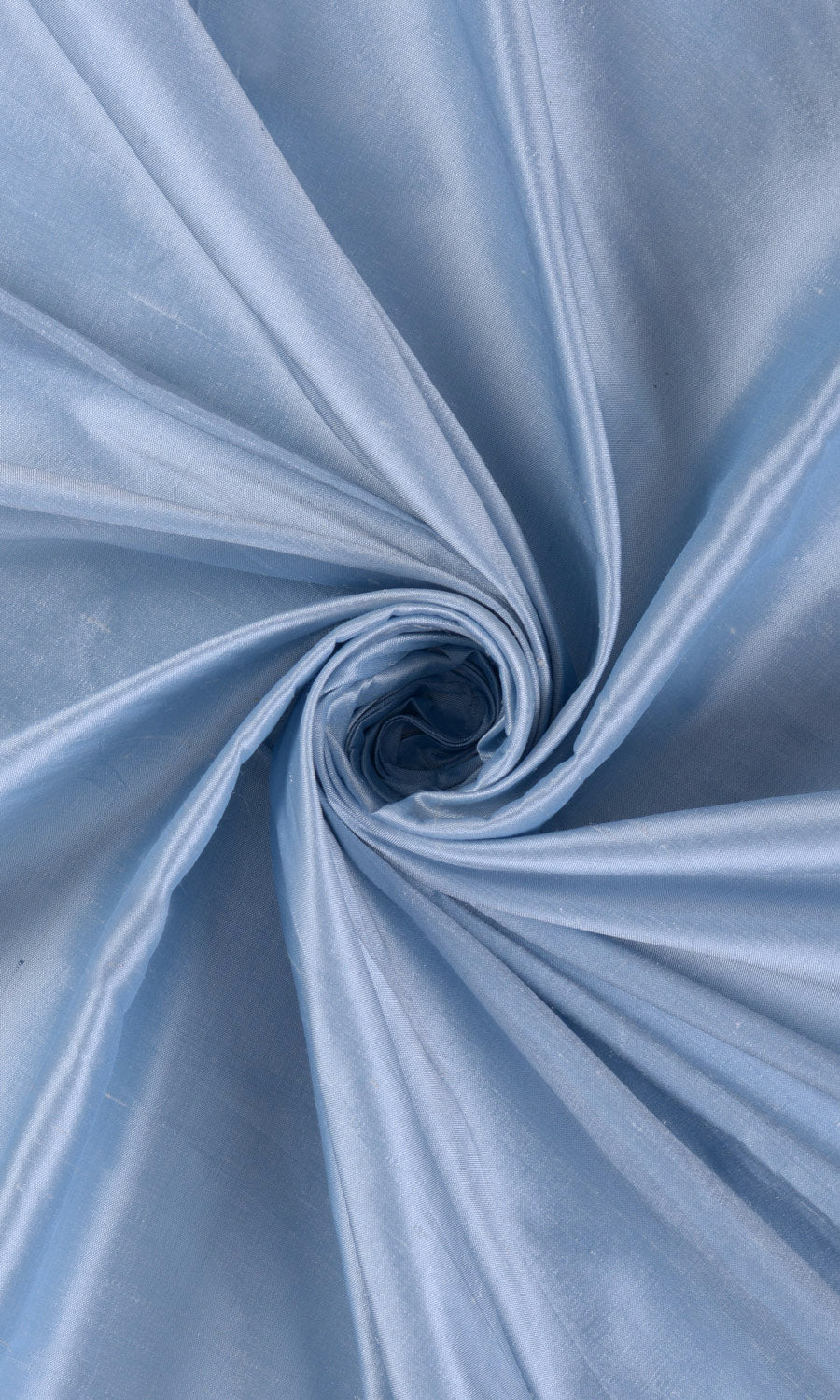 Shantung Silk Home Décor Fabric By the Yard (Steel Blue)