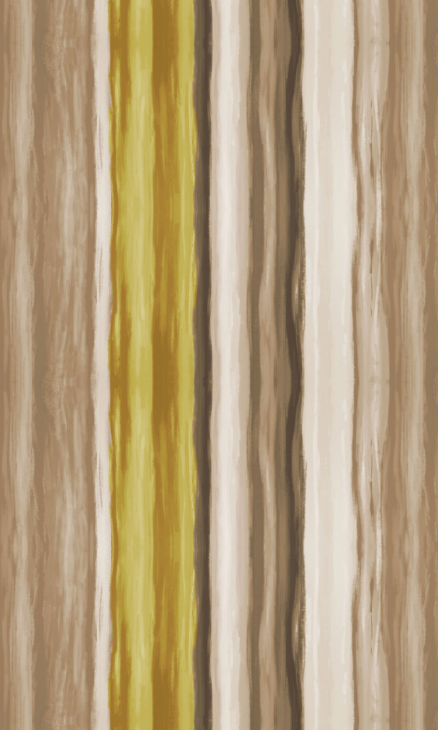 Room Darkening Striped Home Textile Fabric Material Sample (Yellow/ Brown)
