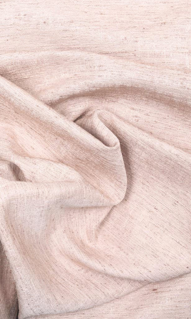 Silk Blend Window Treatments Fabric By the Yard (Pastel Pink)
