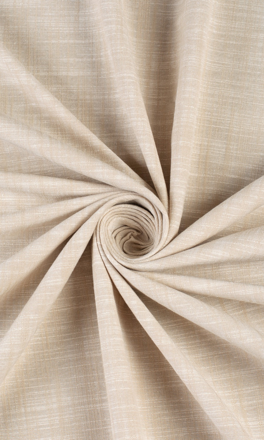 Linen-Textured Home Décor Fabric By the Yard (Pale Beige)