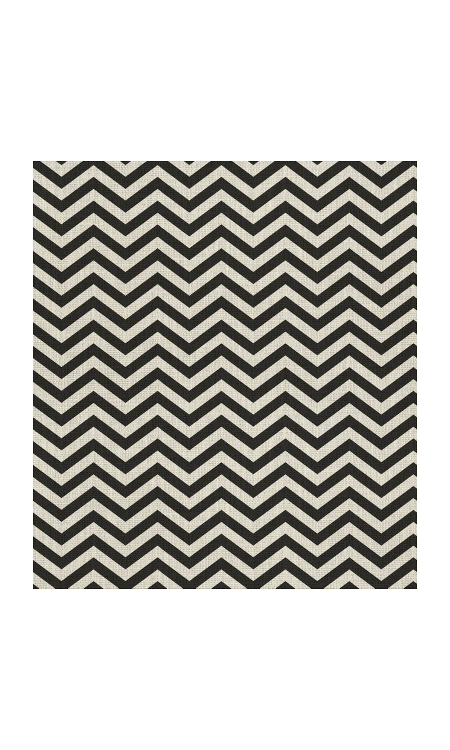 Modern Print Home Textile Fabric Material By the Metre (Black/ Ivory)