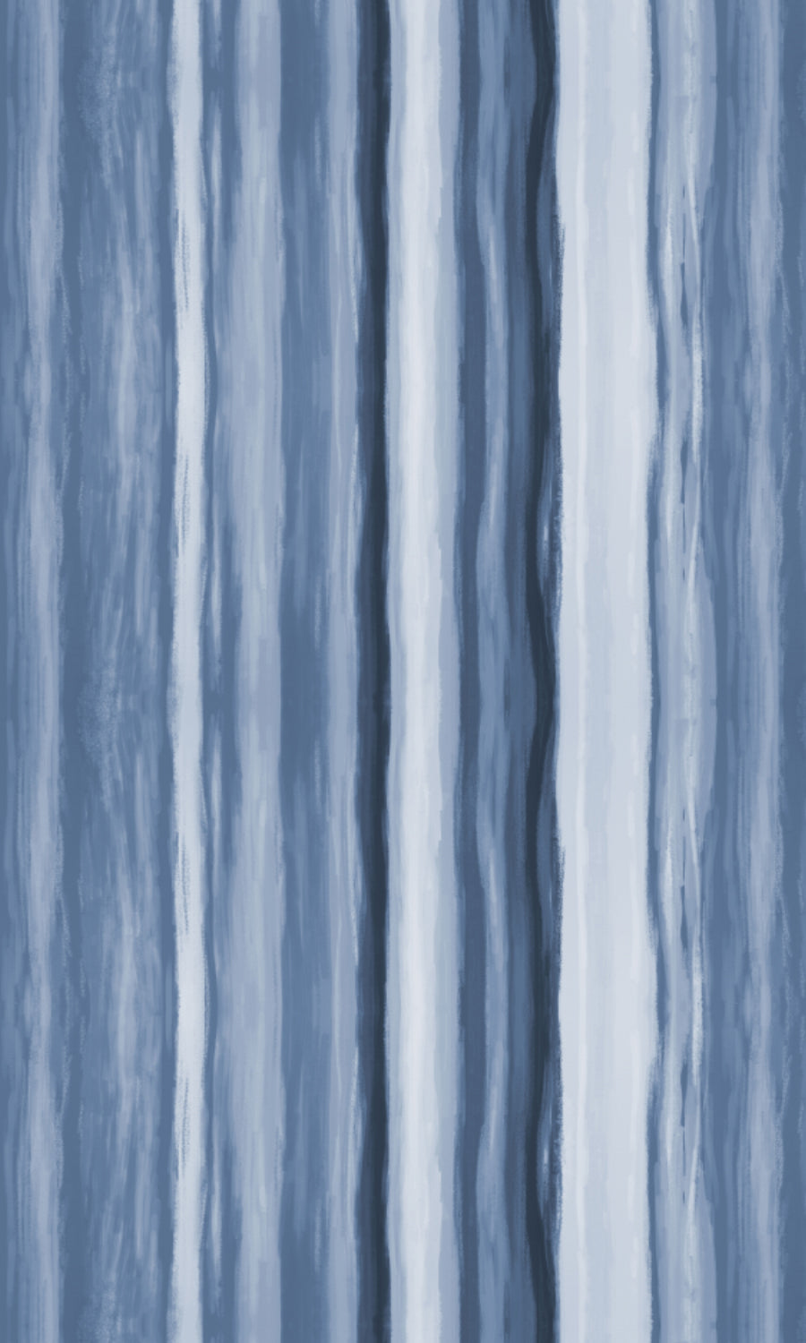 Modern Striped Home Textile Fabric Material Sample (Cobalt/ Denim Blue)