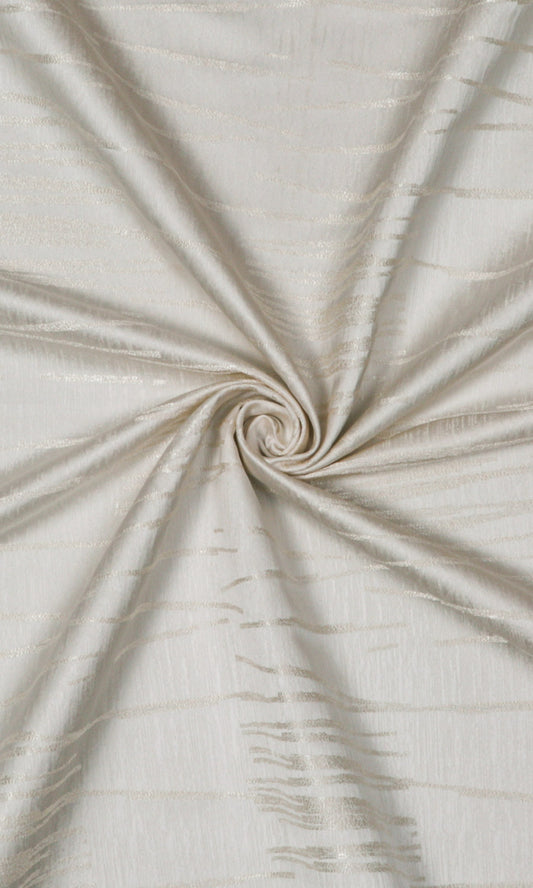 Abstract Patterned Home Décor Fabric By the Yard (Ivory/ Pale Beige)