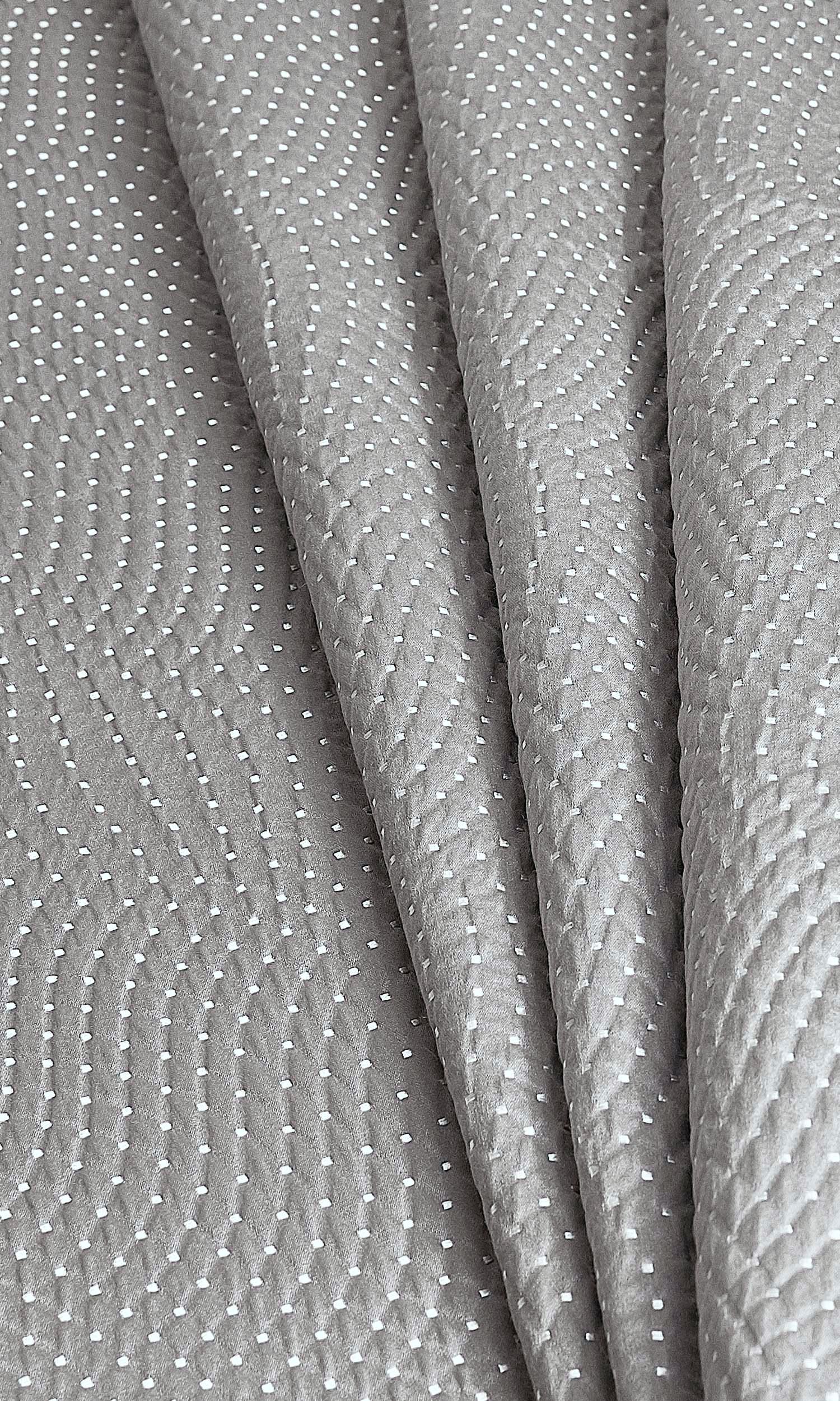 Silk-Blend Home Décor Fabric By the Yard (Grey)
