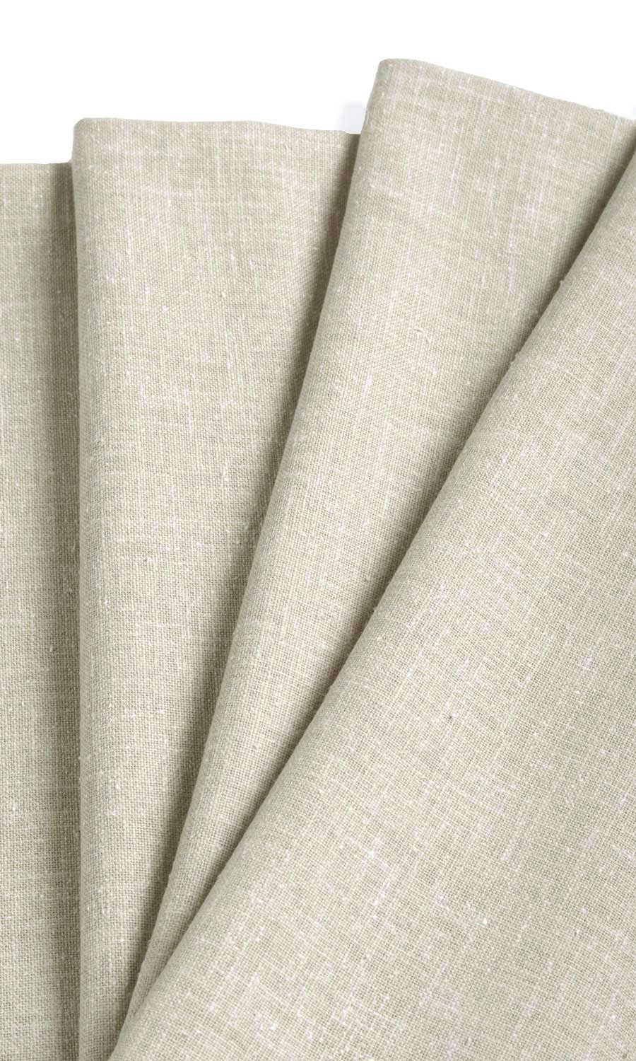 Poly-Cotton Blend Window Treatments Fabric By the Yard (Warm Beige)