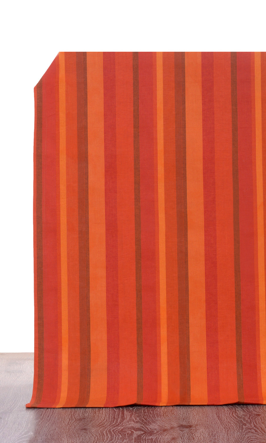 Cotton Home Décor Fabric By the Yard (Red/ Orange)