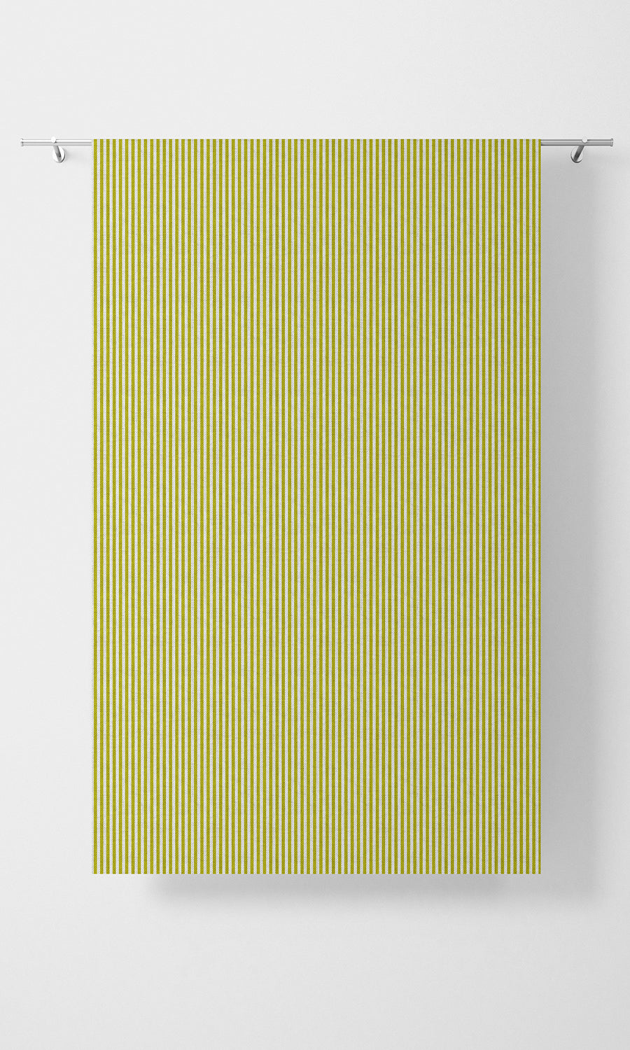 Modern Striped Fabric Material By the Yard (Apple Green)