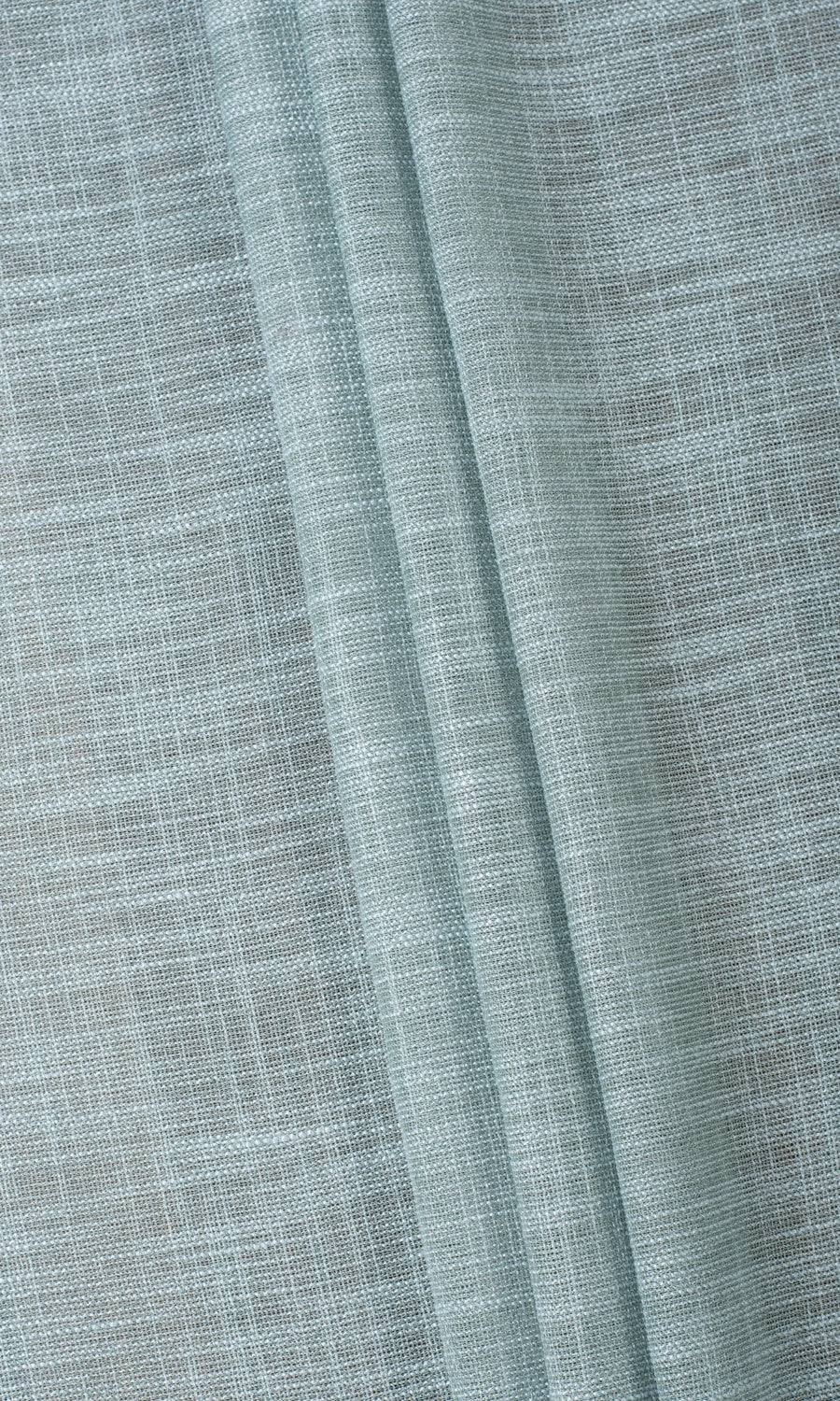 Textured Sheer Fabric Material By the Yard (Cambridge Blue)