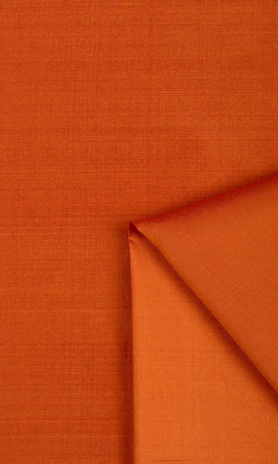 Shantung Silk Fabric Material By the Yard (Saffron Orange)