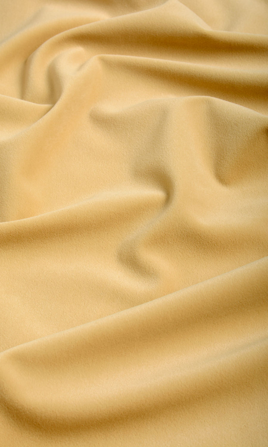 Velvet Fabric Sample for Roman Blinds & Shades (Pale Yellow)