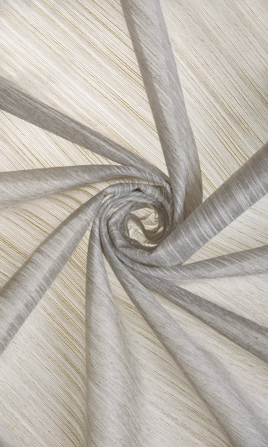Sheer Window Treatments Fabric Sample (Taupe Gray/ Pale Gray)
