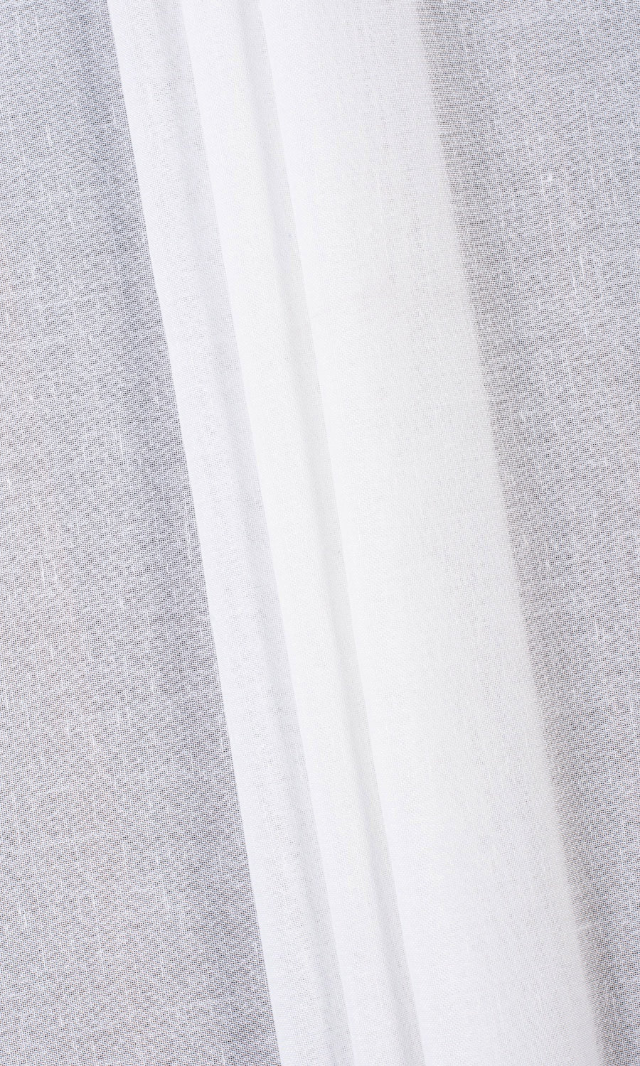 Plain Sheer Home Textile Fabric Material By the Yard (White)