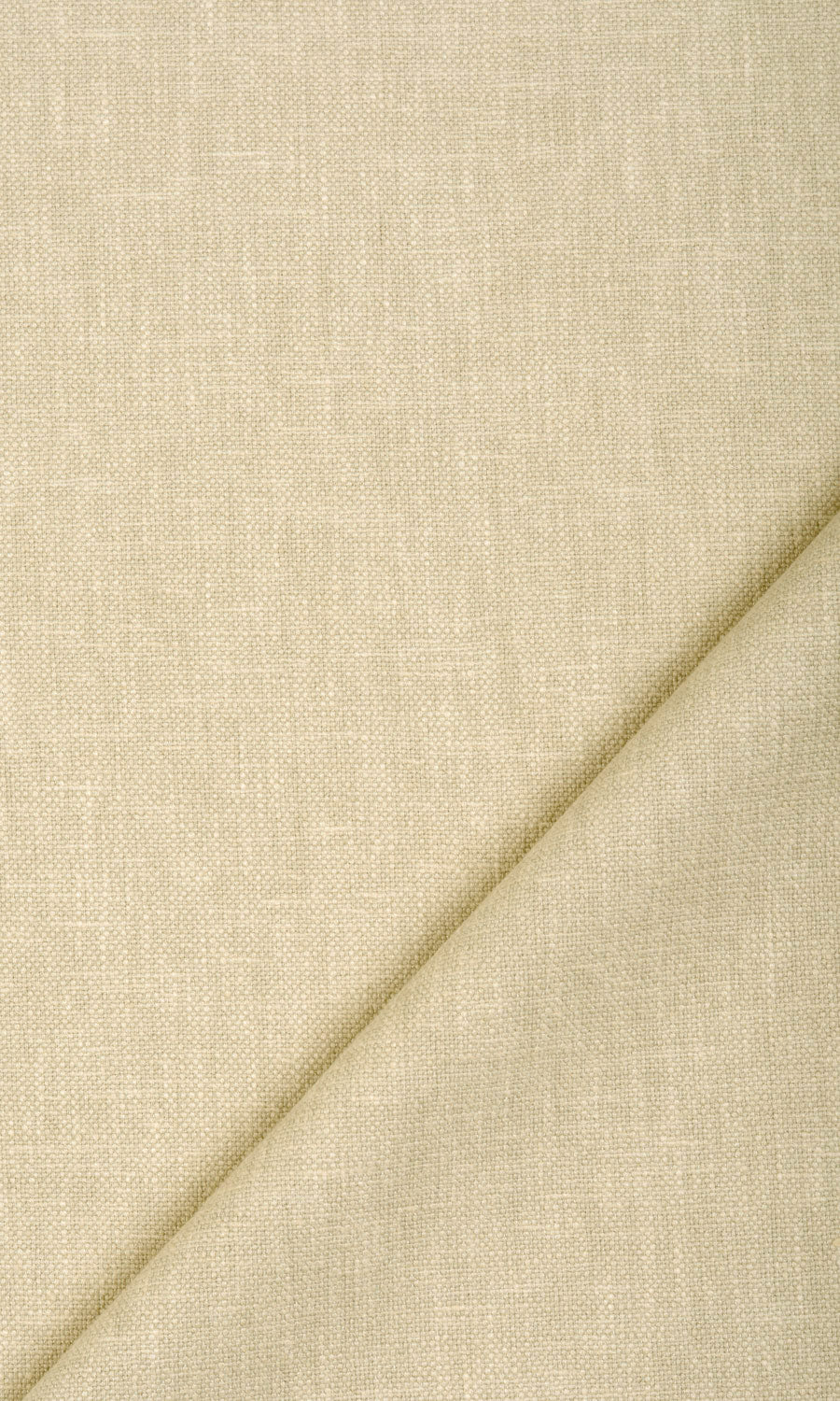 Linen Blend Fabric By the Yard for Curtains & Drapes (Beige)