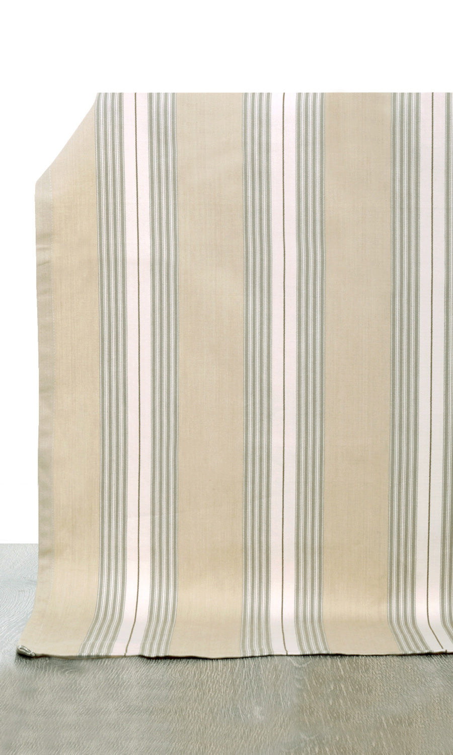 Cotton Window Treatments Fabric By the Yard (Beige/ White)
