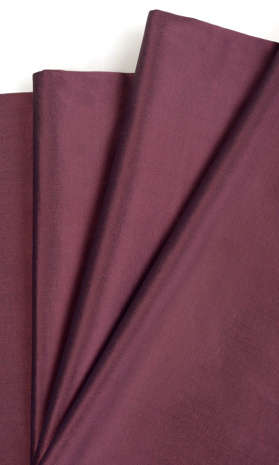 Shantung Silk Fabric Material By the Yard (Wine Purple)